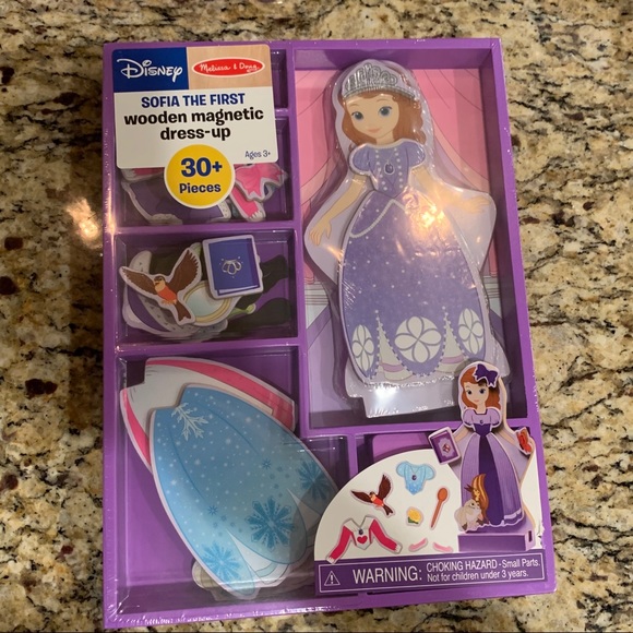 Melissa & Doug Other - Sofia the first dress up magnetic Melissa & Doug